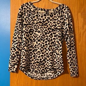 Animal print top